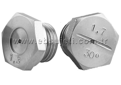 Hexagonal Screw Gun Nozzles (Stainless Steel)