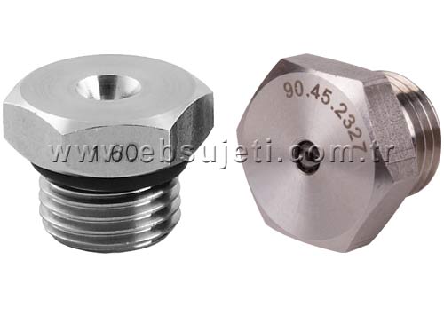 Altıgen Vidalı Tabanca Nozulu (Tungsten, Safir Çekirdekli)